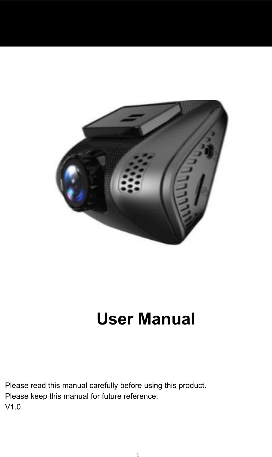 Original Dash Cam K-9 User Manual