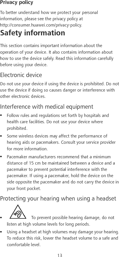 Huawei P Smart Phone User Manual